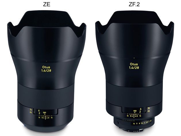 Zeiss Otus 28 mm f/1,4 mocowanie Canon i Nikon