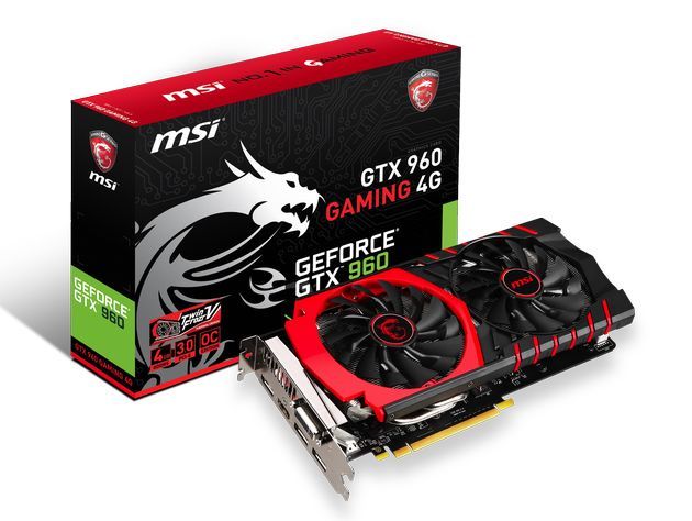 MSI GeForce GTX 960 Gaming OC 4GB karta graficzna