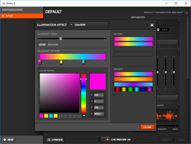 steelseries arctis 5 rgb