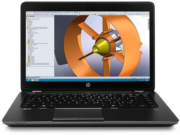 HP ZBook 14 mobilna stacja robocza ultrabook widok