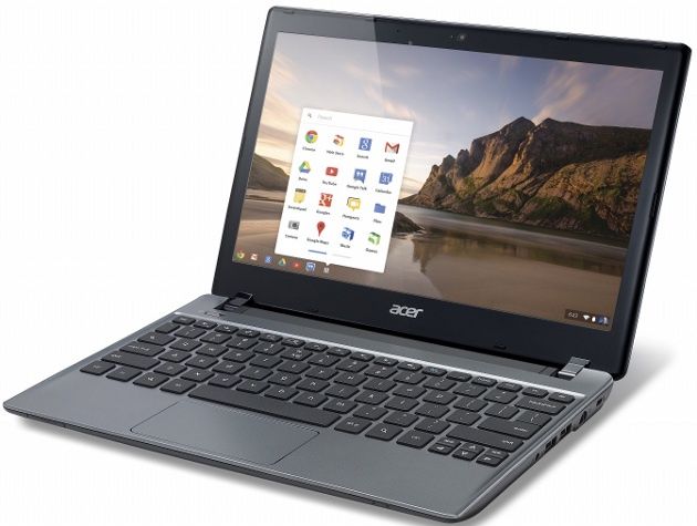 acer chromebook c7 wygląd pulpit google chrome os