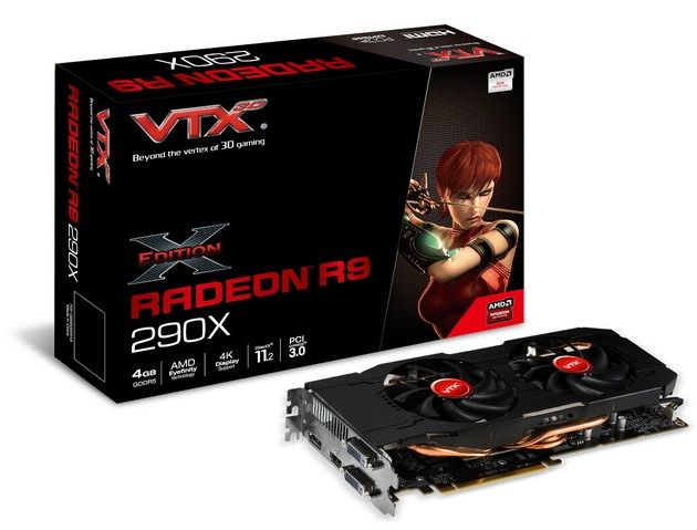 VTX3D Radeon R9 290X X-Edition V2 karta graficzna zdjęcie opakowanie