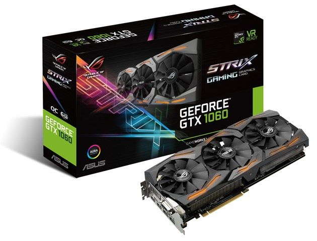 ASUS GeForce GTX 1060 Strix OC karta graficzna