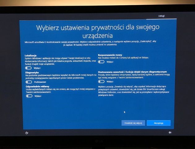 Windows 10 zresetowanie ustawien po aktualizacji