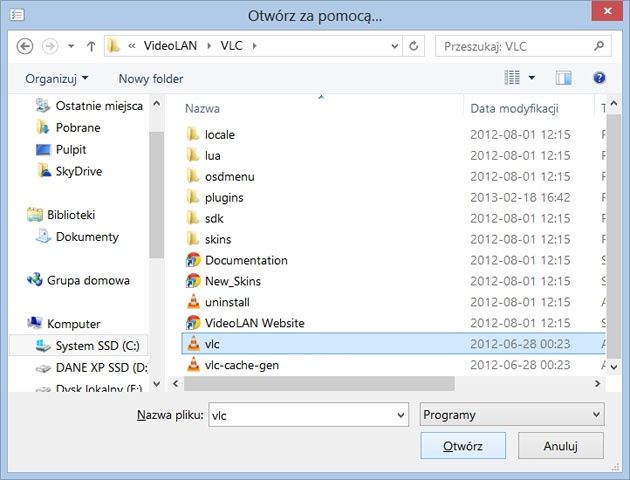 Windows 8 - otwórz