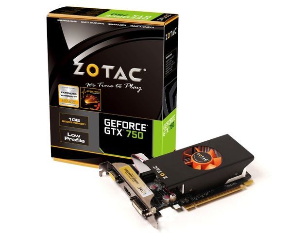 Zotac GeForce GTX 750 low profile karta graficzna