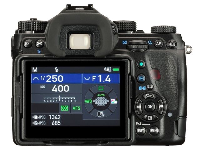 Pentax K-1 Mark II LCD