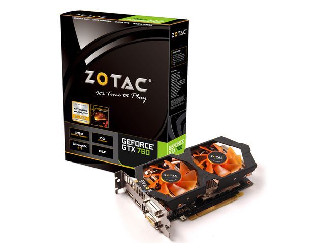 Zotac GeForce GTX 760 OC karta graficzna zdjęcie opakowanie