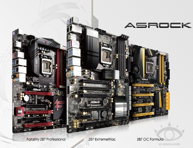 ASRock Fatal1ty Z87 Professional Z87 Extreme9/ac Z87 OC Formula płyty główne zdjęcie