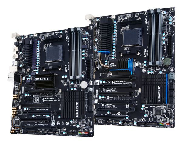 Gigabyte GA-990XA-UD3 R5 i GA-990FXA-UD5 R5 płyty główne