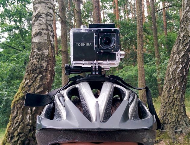 Toshiba Camileo X-Sports kask rowerowy