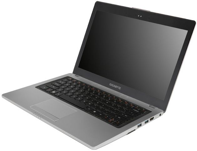 Gigabyte U2442 ultrabook wygląd