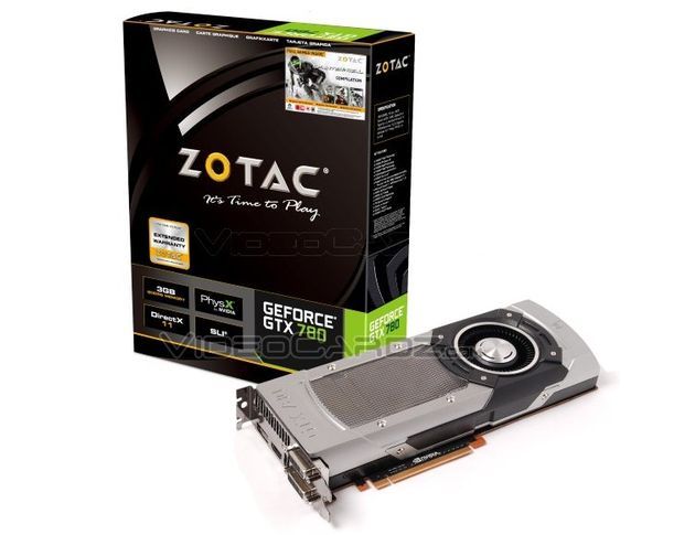 Zotac GeForce GTX 780 karta graficzna zdjęcie opakowanie