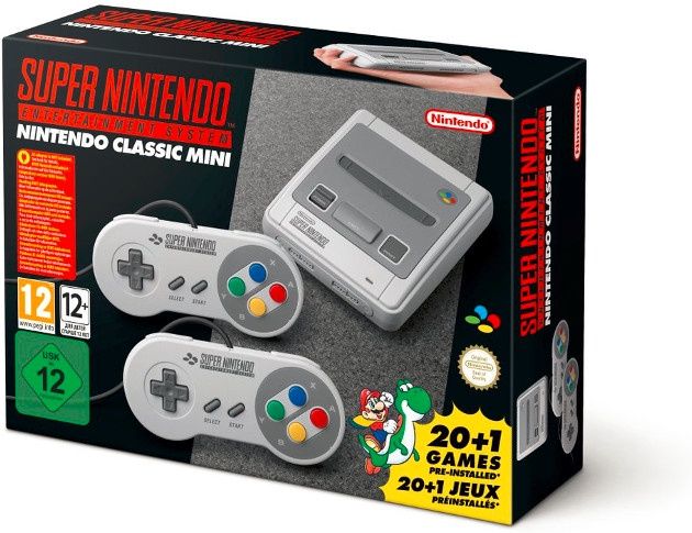 Nintendo SNES Mini konsola pudełko