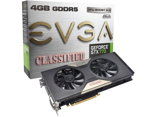 EVGA GeForce GTX 770 Classified ACX karta graficzna zdjęcie opakowanie
