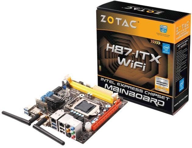 Zotac H87-ITX WiFi płyta główna zdjęcie opakowanie