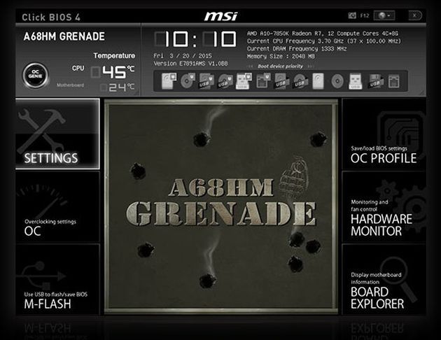MSI A68HM GRENADE płyta główna