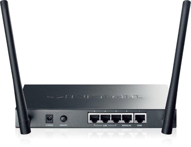 tp-link tl-er604w router wygląd tył złącza