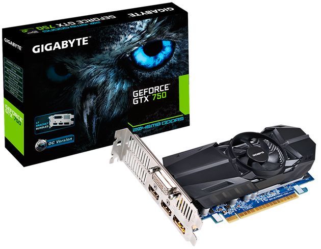 Gigabyte GeForce GTX 750 niskoprofilowa karta grafika