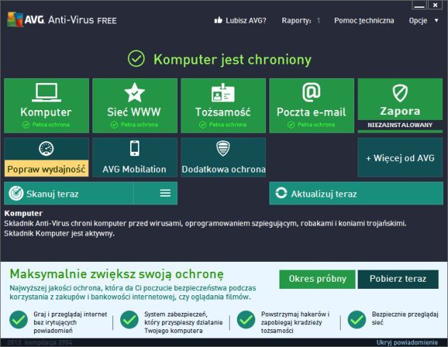 AVG AntiVirus Free