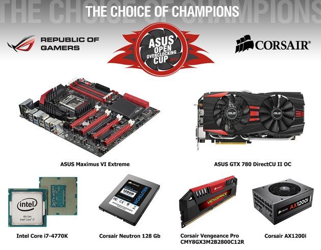 ASUS Open Overclocking Cup 2013 zawody podkręcania platforma