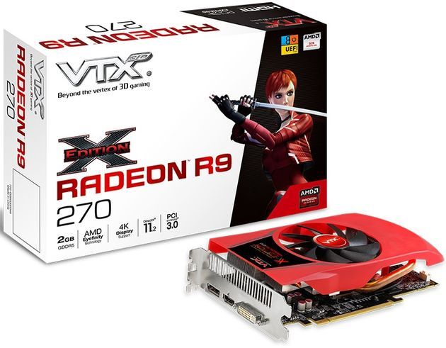 VTX3D Radeon R9 270 X-Edition karta graficzna zdjęcie opakowanie