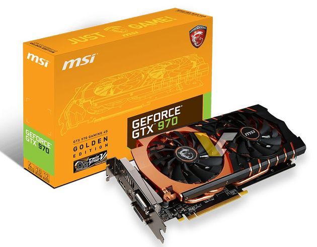 MSI GeForce GTX 970 Gaming 4G Golden Edition karta graficzna