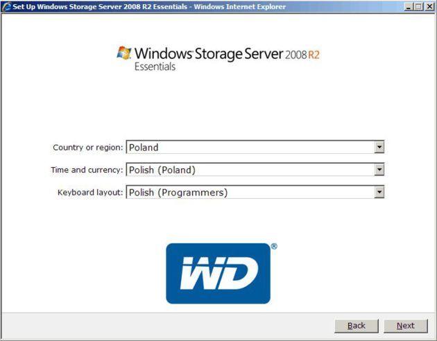 WD Sentinel DX4000 - konfiguracja