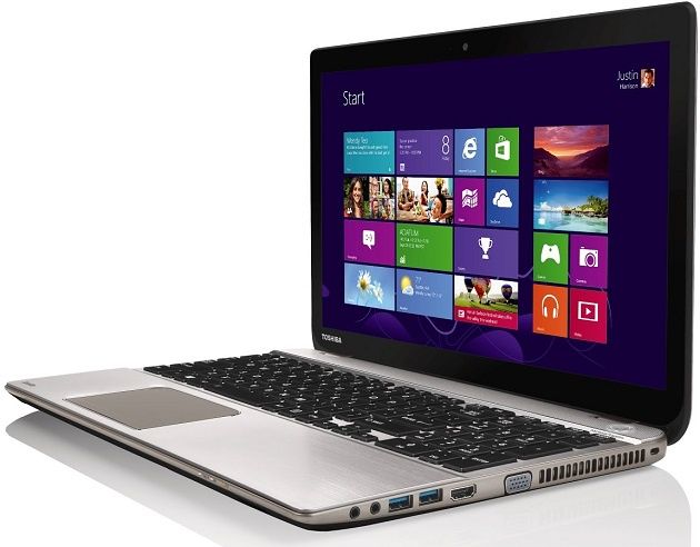 Toshiba Satellite P50t widok windows 8