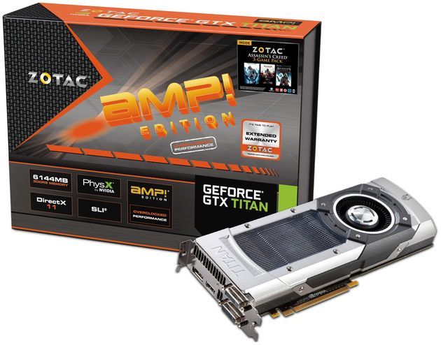 Zotac GeForce GTX Titan AMP! karta graficzna zdjęcie opakowanie