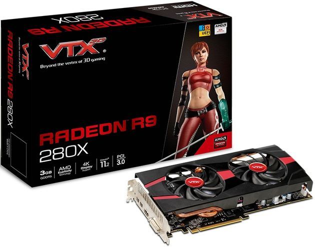 VTX3D R9 280X V2 karta graficzna zdjęcie opakowanie