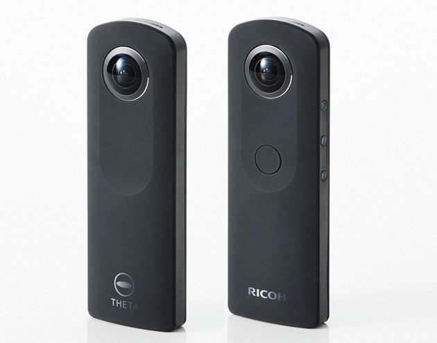 Ricoh Theta S widok przód tył