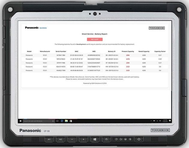 Panasonic Toughbook akumulator