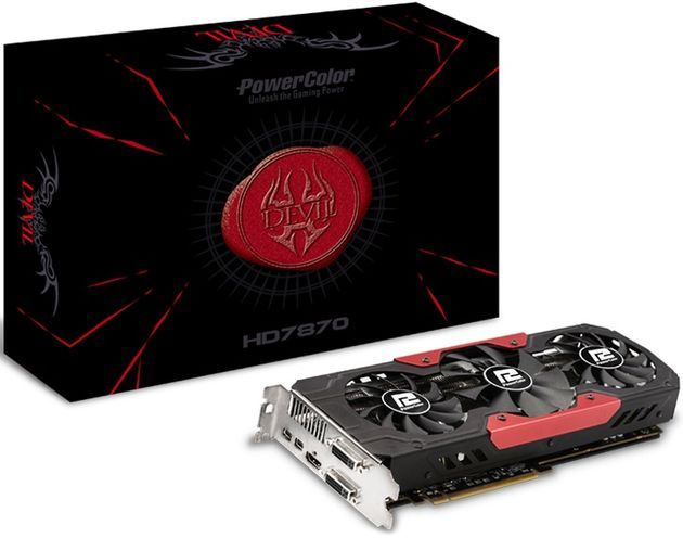 PowerColor DEVIL HD7870 karta graficzna zdjęcie opakowanie