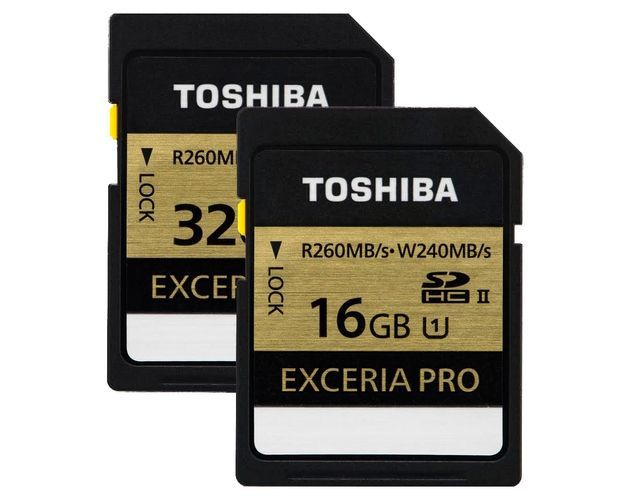 Toshiba Exceria PRO UHS II karty pamięci SDHC
