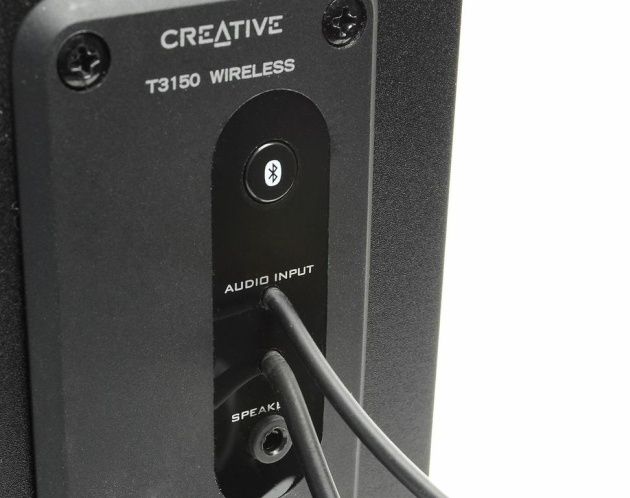 Creative T3150 Wireless złącza