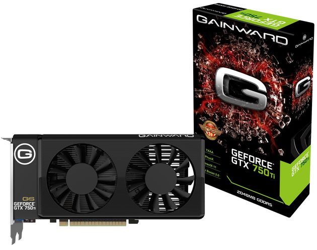Gainward GeForce GTX 750 Ti karta graficzna zdjęcie