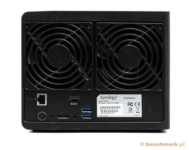 Synology DS413 - tył