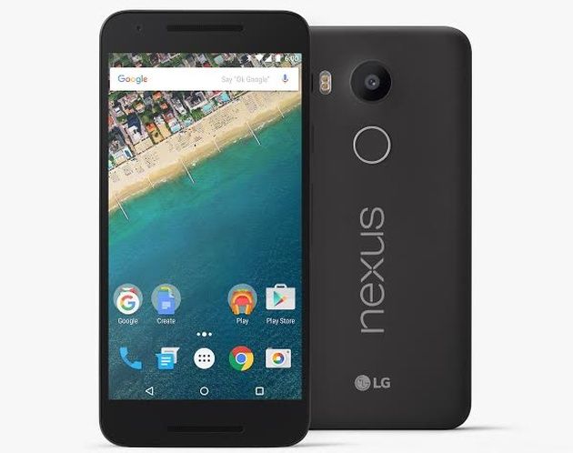 Nexus 5X smartfon front