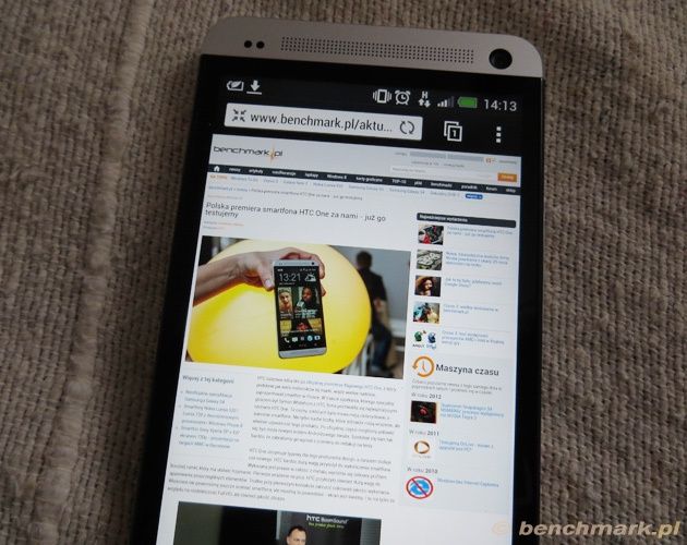 HTC One ekran
