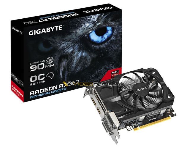 Gigabyte Radeon R7 360 OC karta graficzna