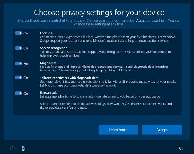 Windows 10 prywatność