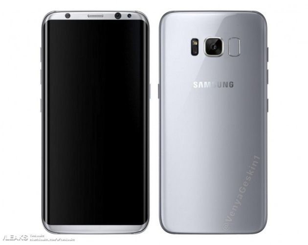 Galaxy S8 render