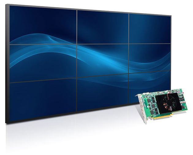 Matrox C900 karta graficzna - wyświetlacze 3x3