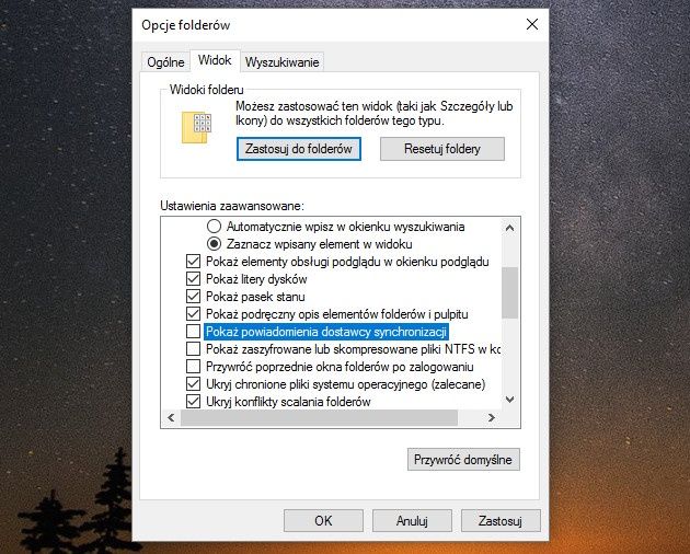 Windows 10 Eksplorator reklama wyłącz