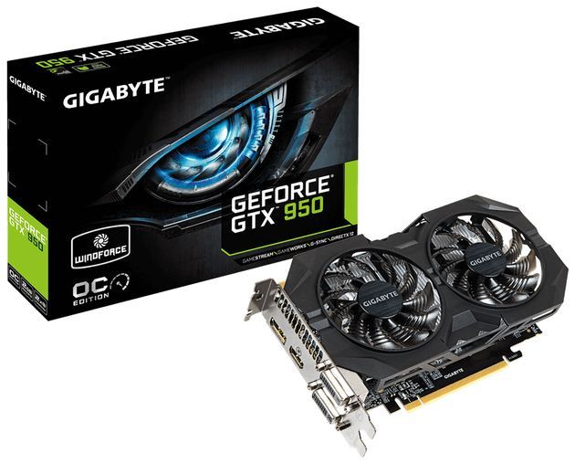 Gigabyte GeForce GTX 950 WindForce 2X OC karta graficzna