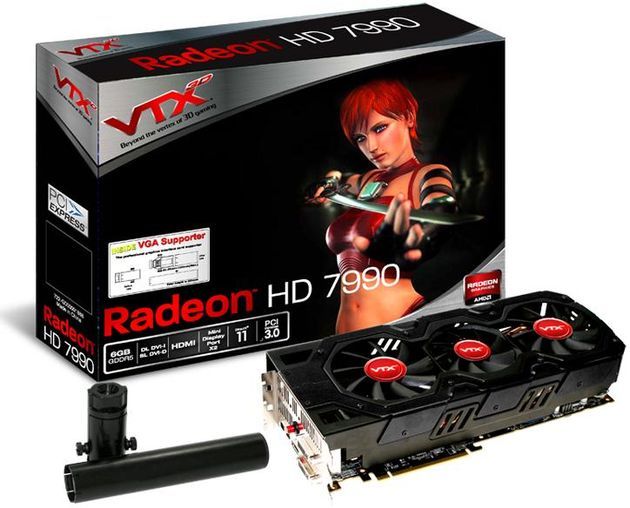 VTX3D HD7990 karta graficzna zdjęcie opakowanie