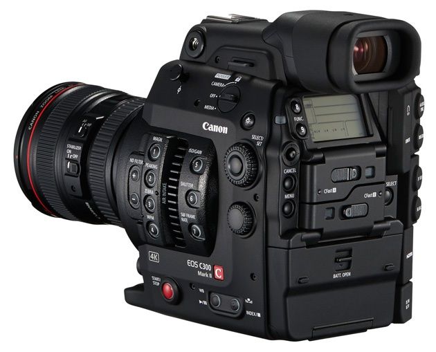 Canon EOS C300 Mark II widok przyciski tył