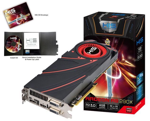 HIS Radeon R9 290X karta graficzna zdjęcie opakowanie