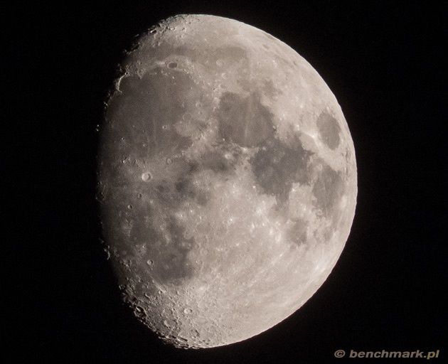 Canon SX50 HS zdjęcie księżyc